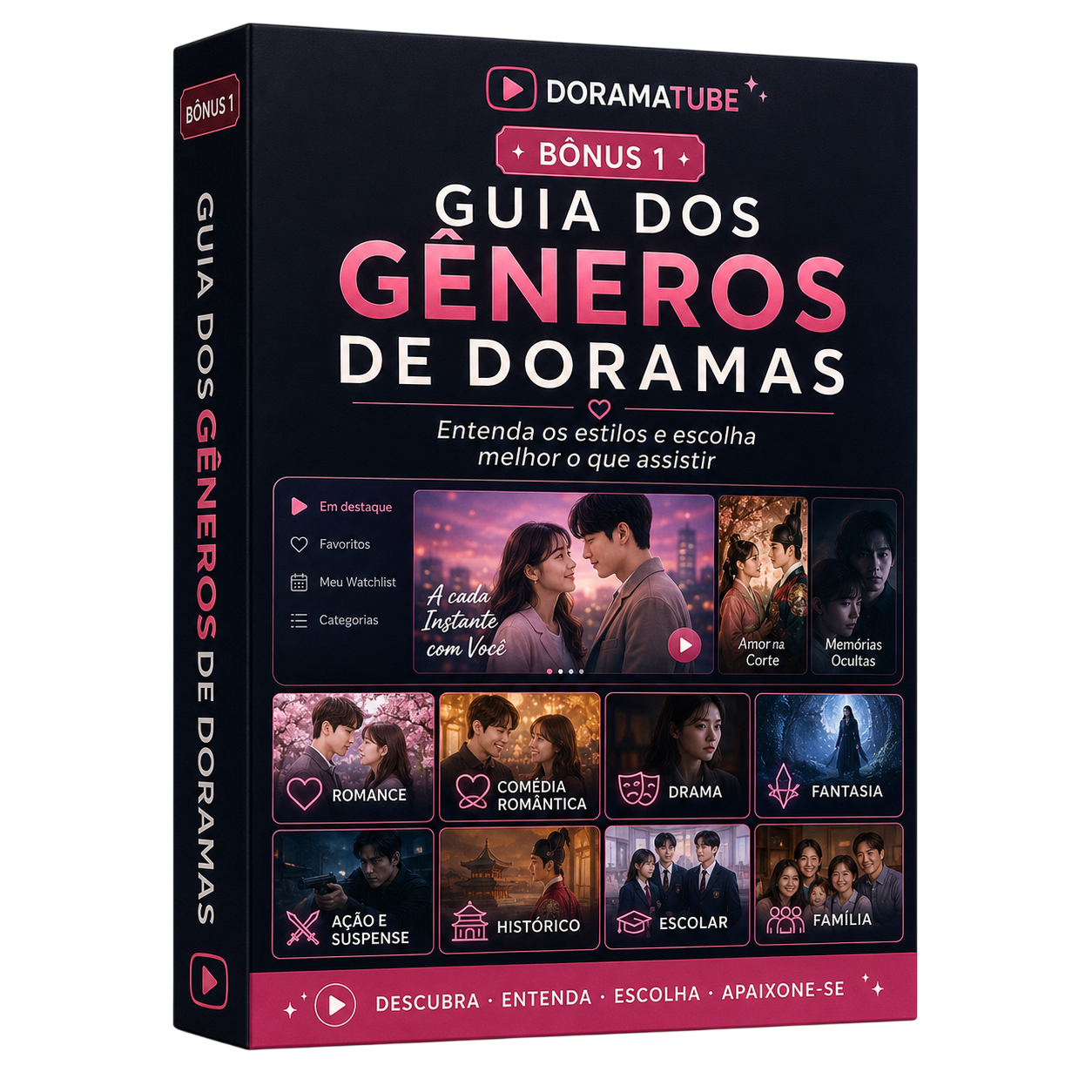 Mockup Guia Dos Gêneros de Doramas